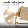 MASSAGE Comfortable Relax Rocking Chair - Cream White