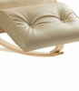 MASSAGE Comfortable Relax Rocking Chair - Cream White
