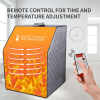 Sojourner Portable Sauna for Home - Steam Sauna Tent -Personal Sauna - Sauna Heater; Tent; Chair; Remote Included for Home Sauna