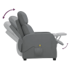 Massage Reclining Chair - Anthracite Color - Faux Leather