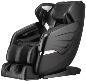 Massage Chairs SL Track Full Body Massage Recliner with Foot Roller, Airbag Massage, Zero Gravity, Bluetooth Speaker Black