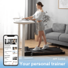 Under Desk Treadmill 2.5HP Slim Treadmill 265LBS limit - Electric with APP Bluetooth, Remote Control, LED Display (Installation Free)