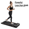 Under Desk Treadmill 2.5HP Slim Treadmill 265LBS limit - Electric with APP Bluetooth, Remote Control, LED Display (Installation Free)
