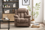 Power Massage Lift Recliner Chair with Heat & Vibration, Heavy Duty and Safety Motion Reclining Mechanism - Anti-skid Fabric Contemporary Overstuffed