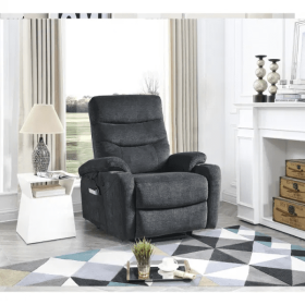 Liyasi Electric Power Lift Recliner Chair with Massage and Heat, 3 Positions, 2 Side Pockets, Cup Holders, USB Charge Ports, High-end Quality Cloth