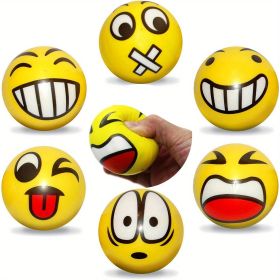 1PC Random Style Face Stress Balls Squeeze Stress Balls for - Hand Wrist Finger Exercise/Tension/Stress Relief AND Relaxation