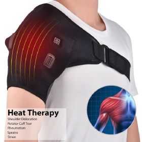 Electric Heated Massager Wrap for Shoulder, Knee, Elbow -- Vibration - USB