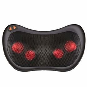 Shiatsu Pillow Massager with Heat Electric Pillow Back & Neck - Lower Back & Shoulder Massager for Stress Relief & Ultimate Relaxation