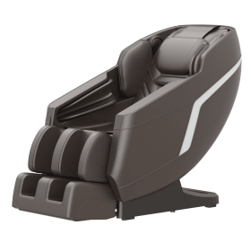 BOSSCARE Assembled Massage Chair Recliner with Zero Gravity Full Body Airbag Massage Chair Brown