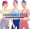 6PCS Headbands with Button for Women Men Hair Bands Accessories for Yoga Sports Running Washing Face Holder for Nurses Non-Slip Head Wrap
