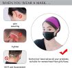 6 Pack Headband with Buttons for Women Holder for Nurses Ear Protection Holder Elastic Non-Slip Button Headwrap for Women Yoga Sports Running