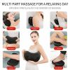 Shiatsu Pillow Massager with Heat Electric Pillow Back & Neck - Lower Back & Shoulder Massager for Stress Relief & Ultimate Relaxation