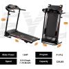 Folding Treadmills for Home with Bluetooth and Incline; Portable Walking, Jogging, Running Machine Electric Compact