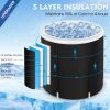 Recovery Ice Therapy Tub - Fitness/Rehab ice tub for Athletes, Long-Lasting Insulated ice tub-Adult Spa Soaking Bucket