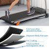 Easy Folding Electric Treadmill - 1.5HP - Running/Jogging/Walking Machine with Device Holder & Pulse Sensor; 3-Level Incline Adjustable RT