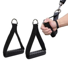 2-pack Heavy Duty Exercise Handle With Carabiners; Grip Attachments For Cable Machine Pulleys; Gym Equipment; Resistance Bands