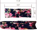 9 Pcs Boho Headbands for Women Wide Bohemian Knotted Yoga Headband Head Wrap Hair Band