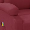 Massage Chair -Wine Red - Faux Leather