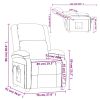 Massage Chair -Wine Red - Faux Leather
