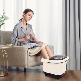 Foot Spa Bath Massager with Heat Vibration and Temperature and Time Setting