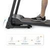 Compact Easy Folding Treadmill Motorized Walking/Running/Jogging Machine with Audio Speakers and Incline Adjuster RT
