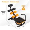 Adjustable Exercise Abdominal Muscles Core Fitness Trainers Bench Machine