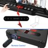 FYC Under Desk Treadmill - 2 in 1 Folding Treadmill for Home 3.5 HP, Installation-Free Foldable Treadmill Compact Electric Running Machine with Remote