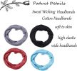 12pcs Headbands for Women Sweat Wicking Wrap Headband Elastic Turban Wide Knot Bows Head Wraps Hair Bands Running Athletic Yoga