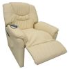 Massage Chair Cream Faux Leather - Cream color