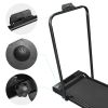 Treadmill Space Saving & Movable - Folding Electric Treadmill features a compact and slim size of 51" x 22" x 5" and a foldable handrail.