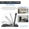 FYC Under Desk Treadmill - 2 in 1 Folding Treadmill for Home 3.5 HP, Installation-Free Foldable Treadmill Compact Electric Running Machine with Remote