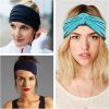 Multi-Style Headband for Fitness Sports Running Workout Yoga Women's Hair Band Wide Stretchy (3 Pcs)