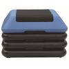 16in Square Aerobic Step Platform with 4 Risers Adjustable Exercise Fitness Workout Stepper, Blue