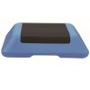 16in Square Aerobic Step Platform with 4 Risers Adjustable Exercise Fitness Workout Stepper, Blue