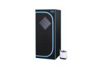 Full Size Portable Black Steam Sauna tent–Personal Home Spa, with Steam Generator, Remote Control, Foldable Chair, Timer and PVC Pipe Connector