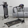 Folding Treadmills for Home, Foldable Electric Treadmill with LCD display, Lightweight Compact Treadmill Fitness Running Walking Jogging