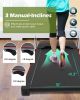 Folding Electric Treadmill with Desk - 265lbs limit - Jogging/Running/Walking - Small Apartment Home Gym Fitness