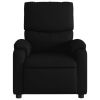 Electric Massage Recliner Chair Black Faux Leather