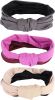 Multi-Style Headband for Fitness Sports Running Workout Yoga Women's Hair Band Wide Stretchy (3 Pcs)