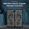 EMS Foot Massager Pad Reflexology Foot Acupoint Massage Muscle Stimulation Improve Blood Circulation Relief Pain USB Rechargeable