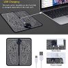 EMS Foot Massager Pad Reflexology Foot Acupoint Massage Muscle Stimulation Improve Blood Circulation Relief Pain USB Rechargeable