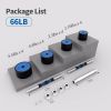 Adjustable Weights Dumbbells (Set of 2)  66Lbs - 2 in 1 Exercise & Fitness Dumbbells Barbell Set UNISEX
