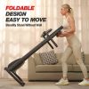 Folding Treadmill for Home Workout, Electric Walking Treadmill Machine 12 Preset or Adjustable Programs 250 LB Capacity