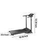 Folding Treadmill for Home Workout, Electric Walking Treadmill Machine 12 Preset or Adjustable Programs 250 LB Capacity