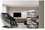 BOSSCARE Massage Chair Recliner with Zero Gravity; Heating Therapy; Full Body Airbag; Foot Roller Massage Black