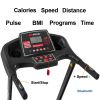 FYC Foldable Electric Treadmill- 330 LBS Weight Capacity - Running/Jogging/Walking with Incline/Bluetooth, 3.5HP 16KM/H Max Speed - Easy Assemble