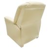 Massage Chair Cream Faux Leather - Cream color