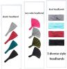 12pcs Headbands for Women Sweat Wicking Wrap Headband Elastic Turban Wide Knot Bows Head Wraps Hair Bands Running Athletic Yoga