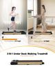 Under Desk Treadmills Walking Pad, 265LBS Capacity Portable Treadmill with Remote Control and LED Display Electric- Walking, Jogging, Running