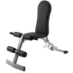 Adjustable Utility Bench for Workout Incline; Flat and Decline Multi-Purpose